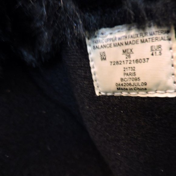 women’s boots w/side zipper sz 9 M  black - Picture 5 of 6